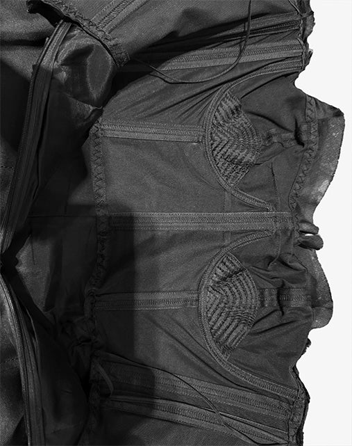 Abito Donna Prada Nero Taglia 42 con Volant in Seta Made in Italy anni 2000