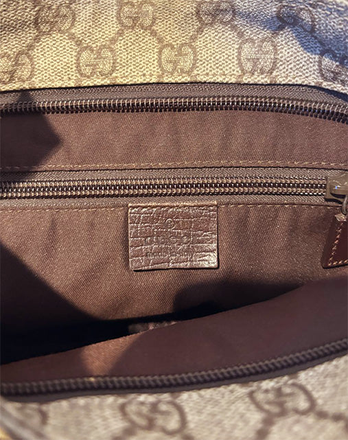 Borsa Tracolla Gucci GG Canvas Messenger Bag Unisex Vintage Made in Italy