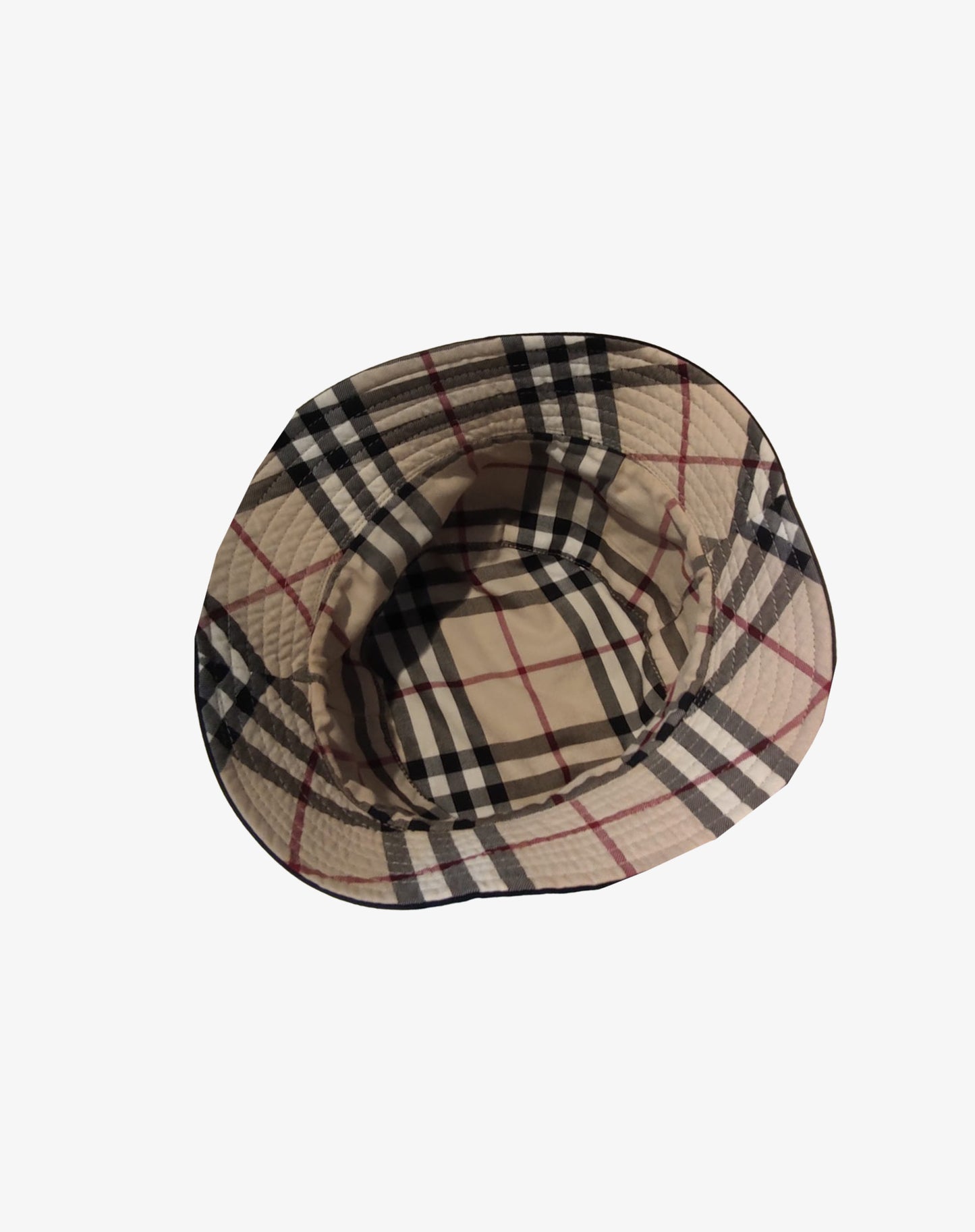 Burberry London Bucket Hat Reversibile Nova Check Pescatore anni 2000