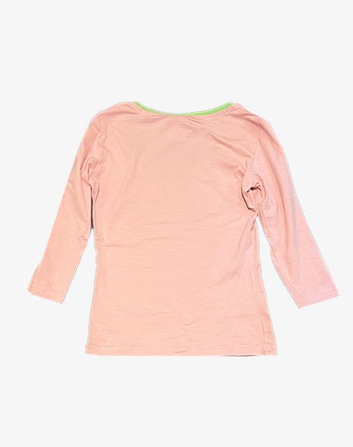 D&G Dolce & Gabbana Maglia Rosa Logo Glitter anni 2000