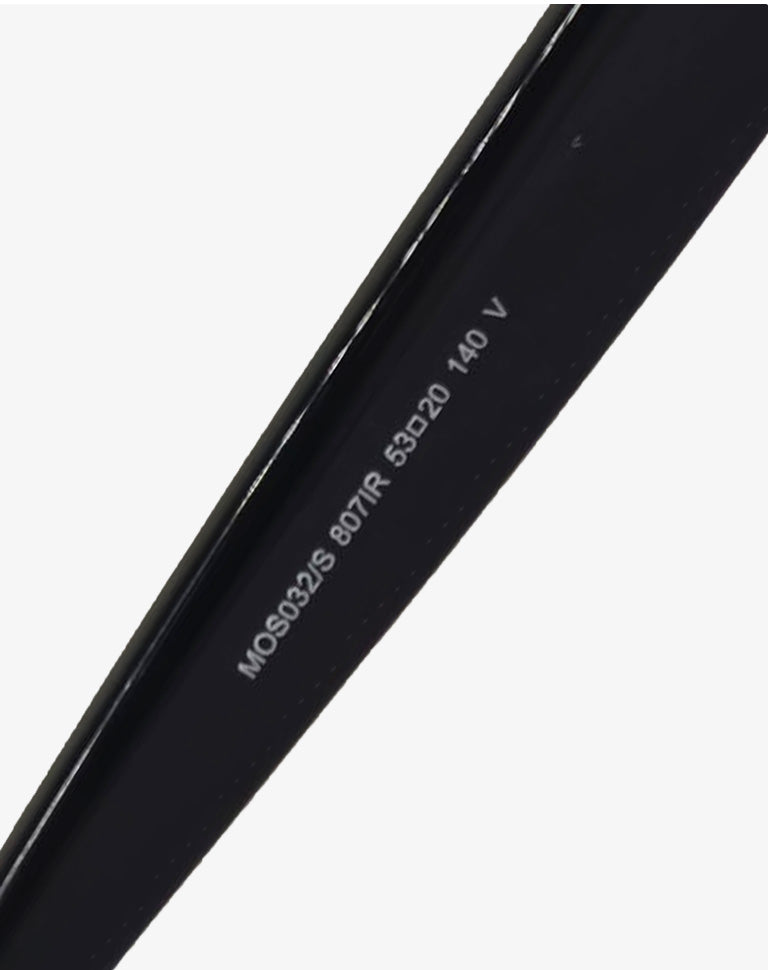 Occhiali da Sole Moschino MOS032/S Neri con Dettagli Oro