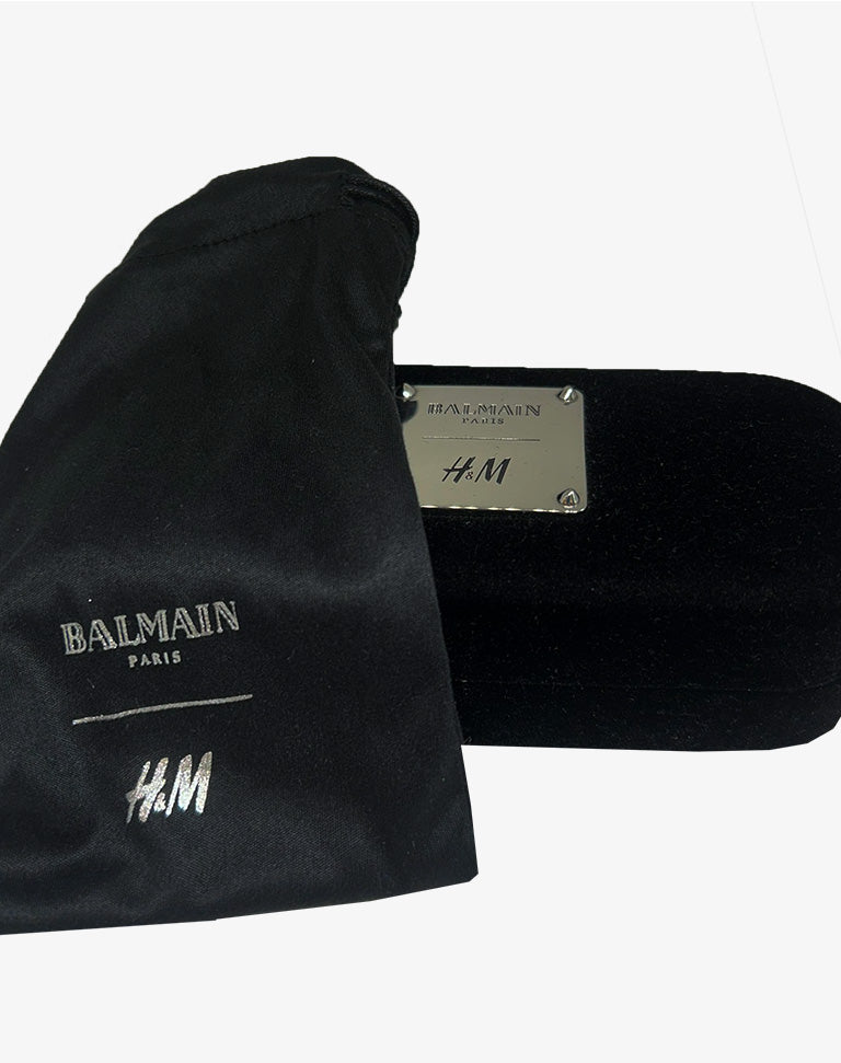 Occhiali Balmain x H&M aviator neri