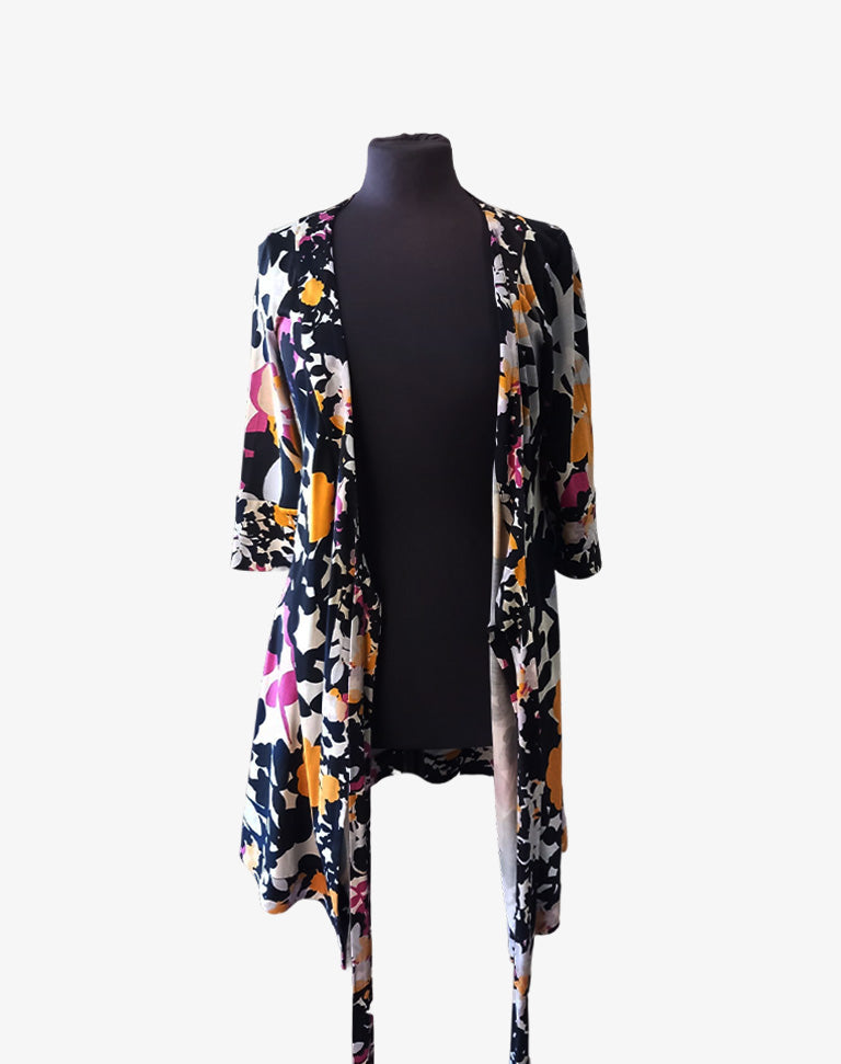 Diane von Furstenberg “Renny” Abito DVF a Portafoglio Stile Kimono in Jersey di Seta anni 2000
