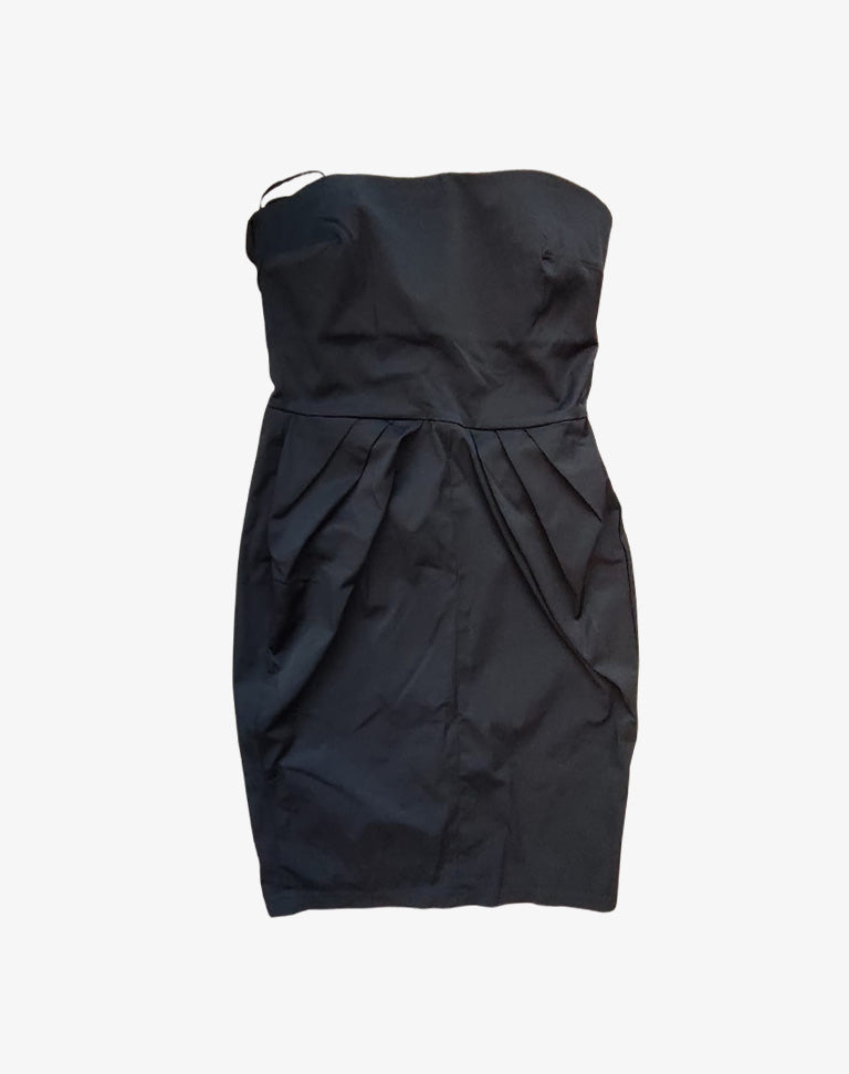 Abito mini bustier nero Elisabetta Franchi Celyn B. taglia 42