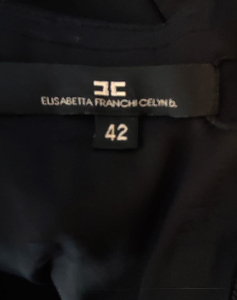 Abito mini bustier nero Elisabetta Franchi Celyn B. taglia 42