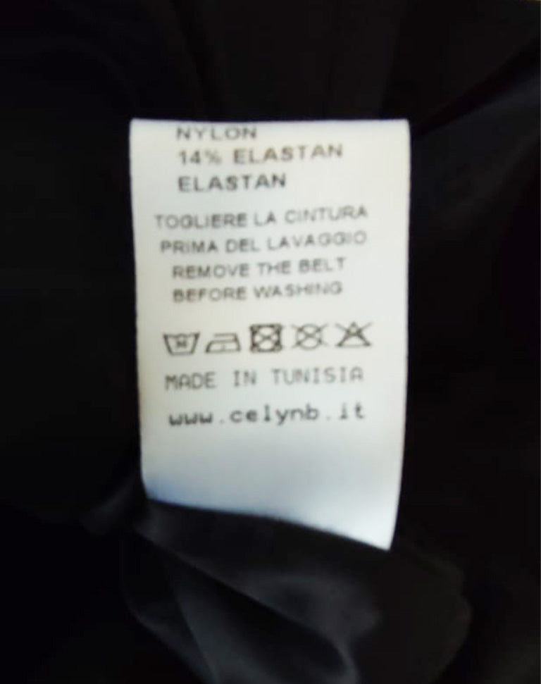 Abito mini bustier nero Elisabetta Franchi Celyn B. taglia 42