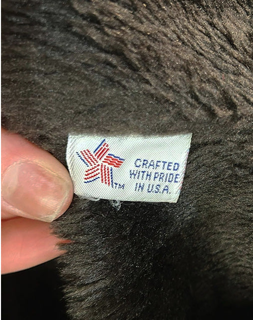 Schott NYC 1845W Giacca Bomber Donna Vintage in Pelle Marrone Made in USA