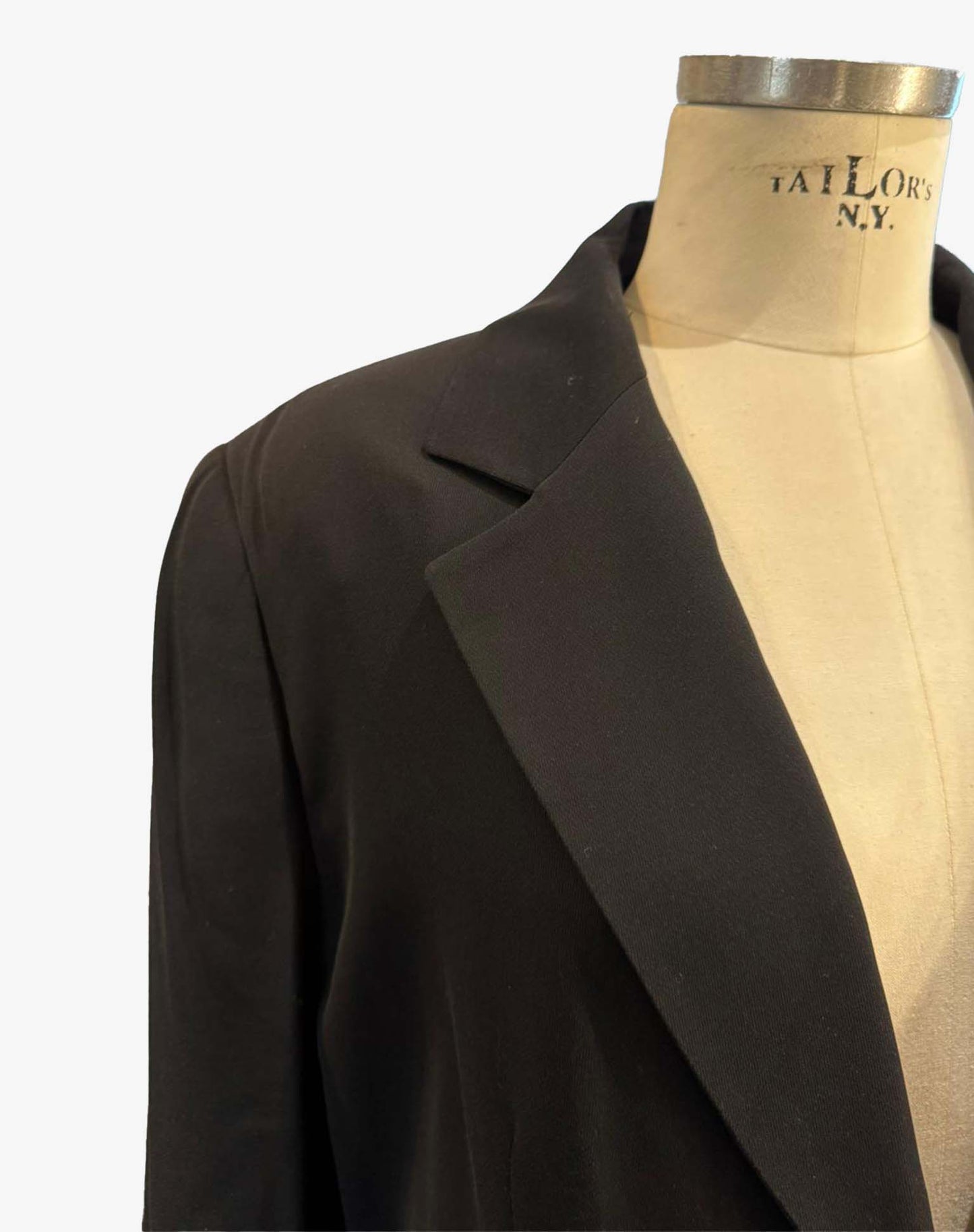 Blazer Gianfranco Ferrè Forma vintage nero architettonico anni 90