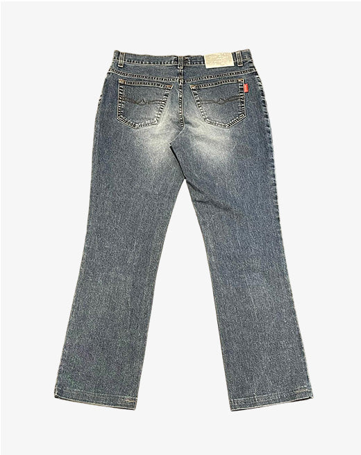 Blumarine Jeans Donna Denim Destroyed Taglia 42 / D36