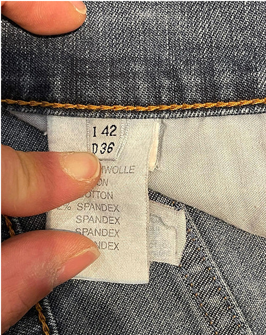 Blumarine Jeans Donna Denim Destroyed Taglia 42 / D36