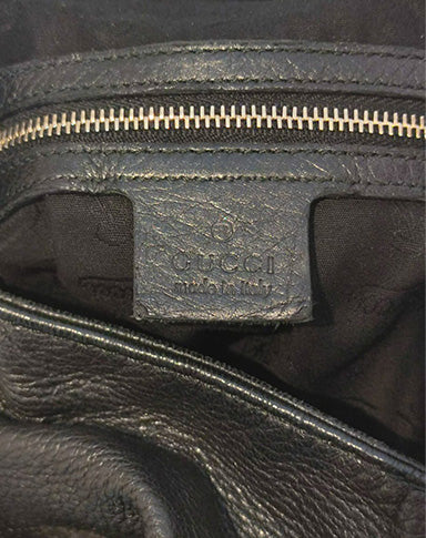 Borsa Gucci New Jackie Soft Hobo 246907 Pelle Nera con Tracolla e Dust Bag