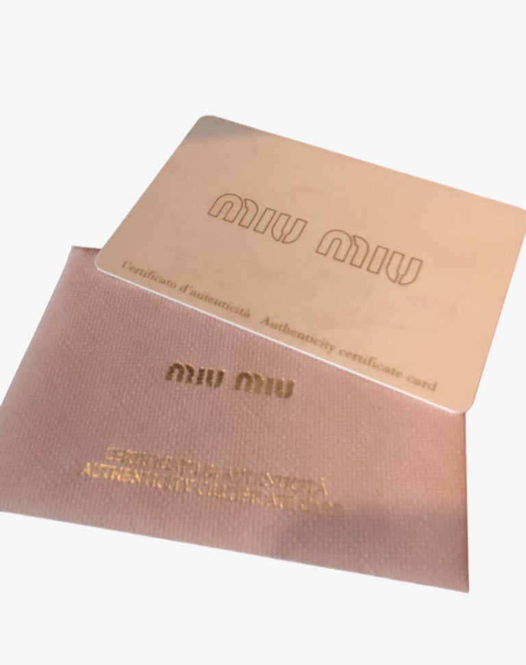 Miu Miu Borsa a Mano e Tracolla in Pelle Madras cromo e nero Collezione 2016