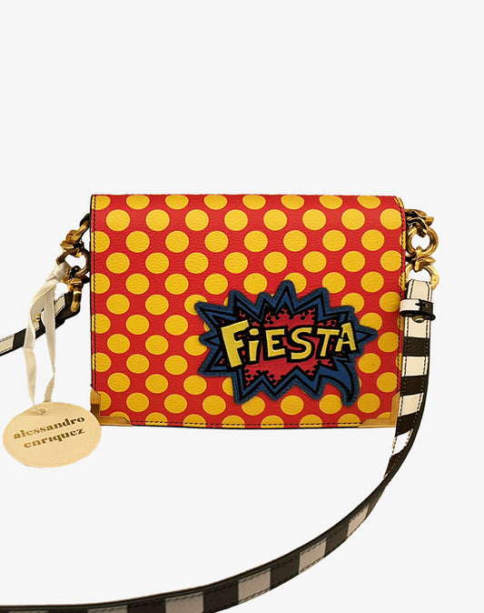 Borsa Alessandro Enriquez Fiesta pois Pop Art tracolla
