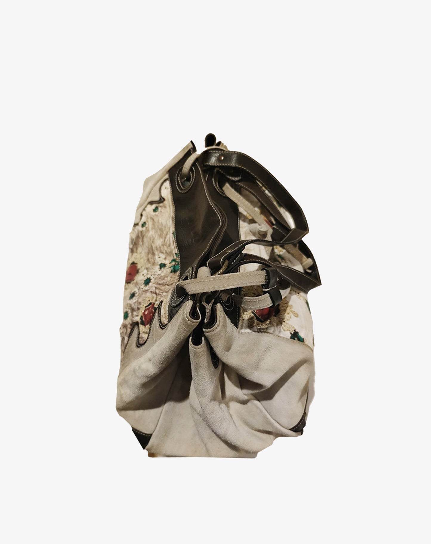 Roberto Cavalli Borsa Vintage Stampa Gioiello Pelle, suede e Tessuto