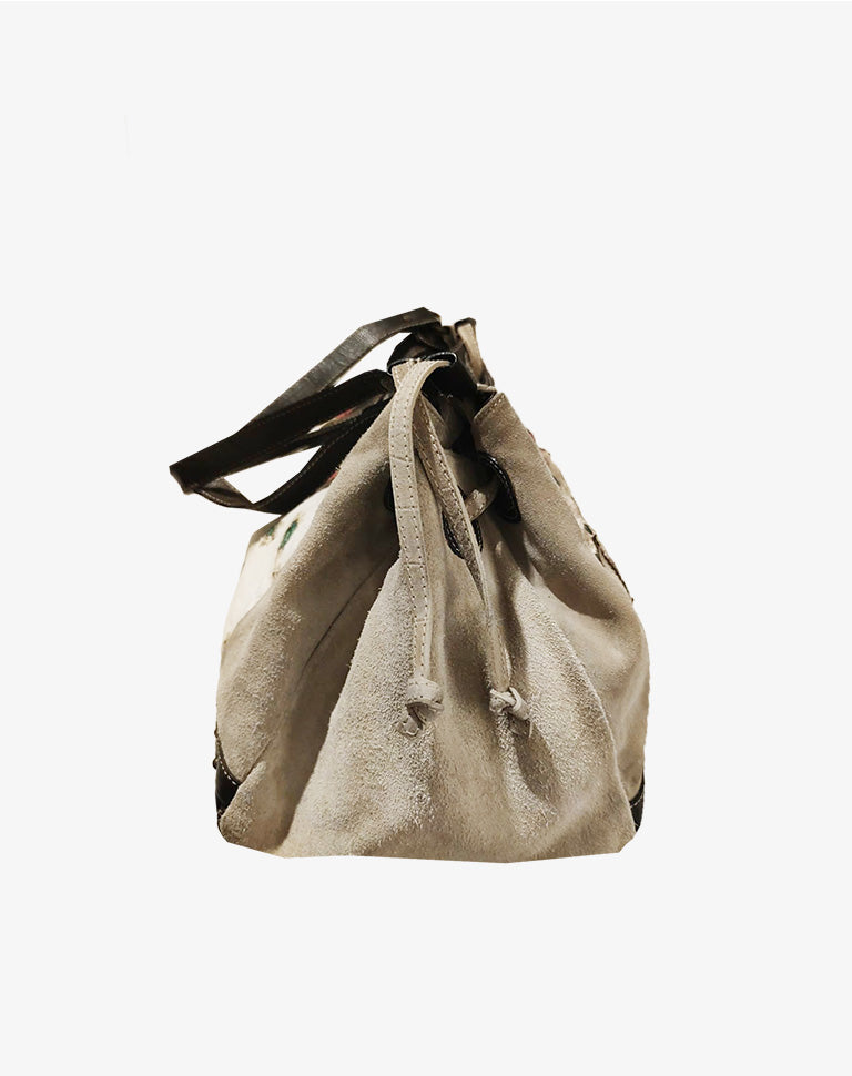 Roberto Cavalli Borsa Vintage Stampa Gioiello Pelle, suede e Tessuto