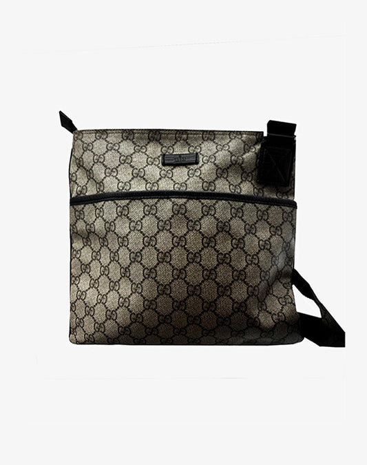 Borsa Tracolla Gucci GG Canvas Messenger Bag Unisex Vintage Made in Italy
