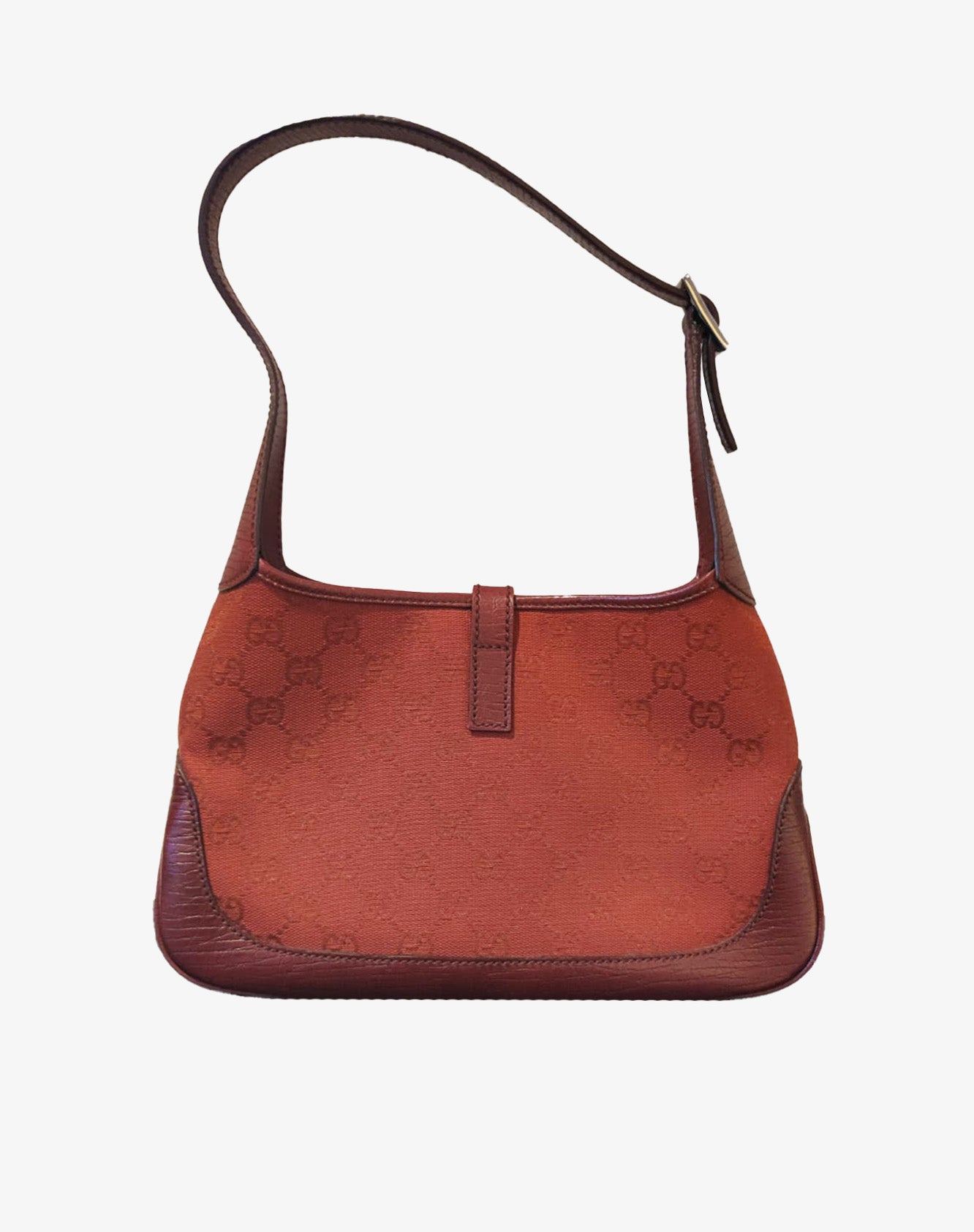 Gucci Mini Jackie Borsa a Spalla GG Canvas Rossa