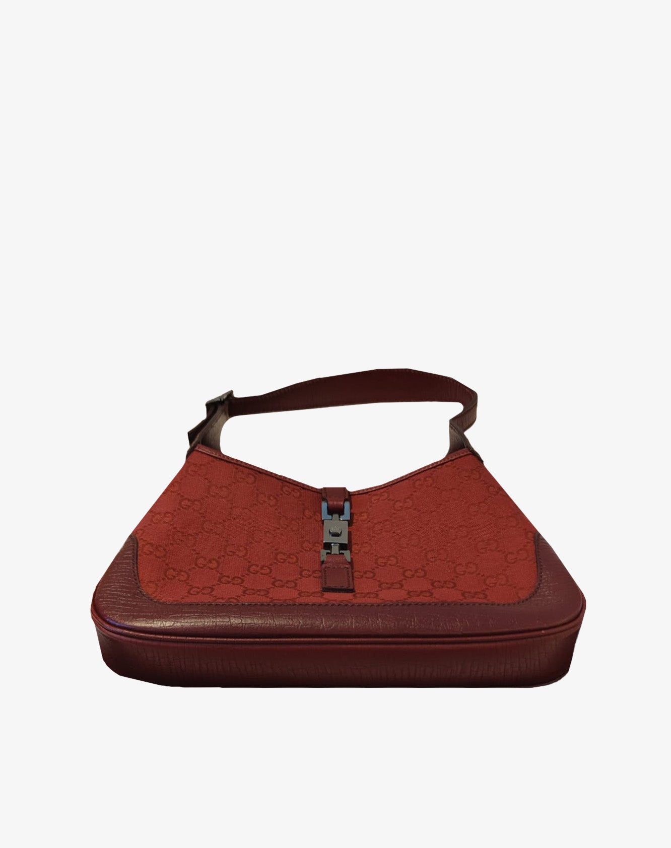 Gucci Mini Jackie Borsa a Spalla GG Canvas Rossa
