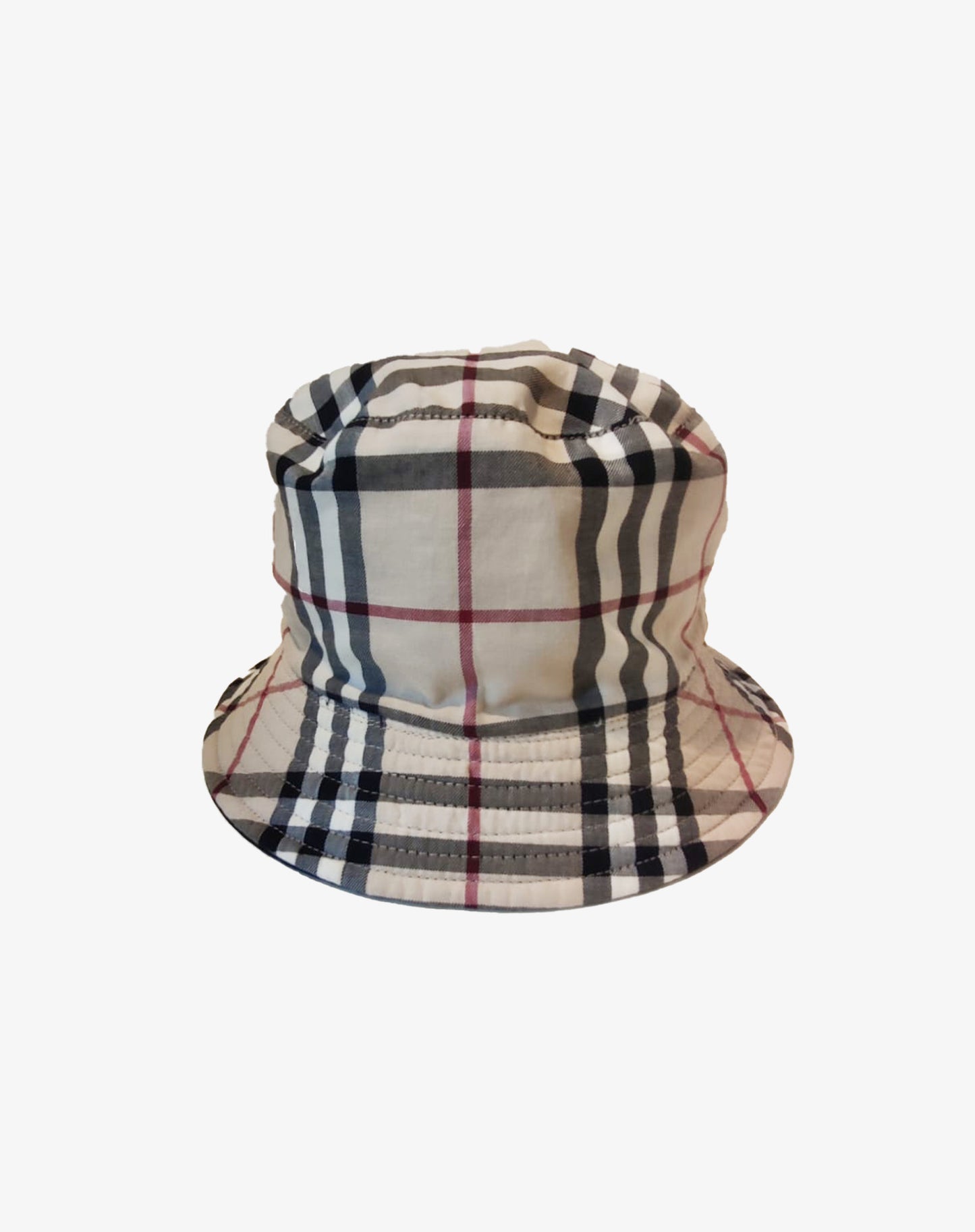 Burberry London Bucket Hat Reversibile Nova Check Pescatore anni 2000