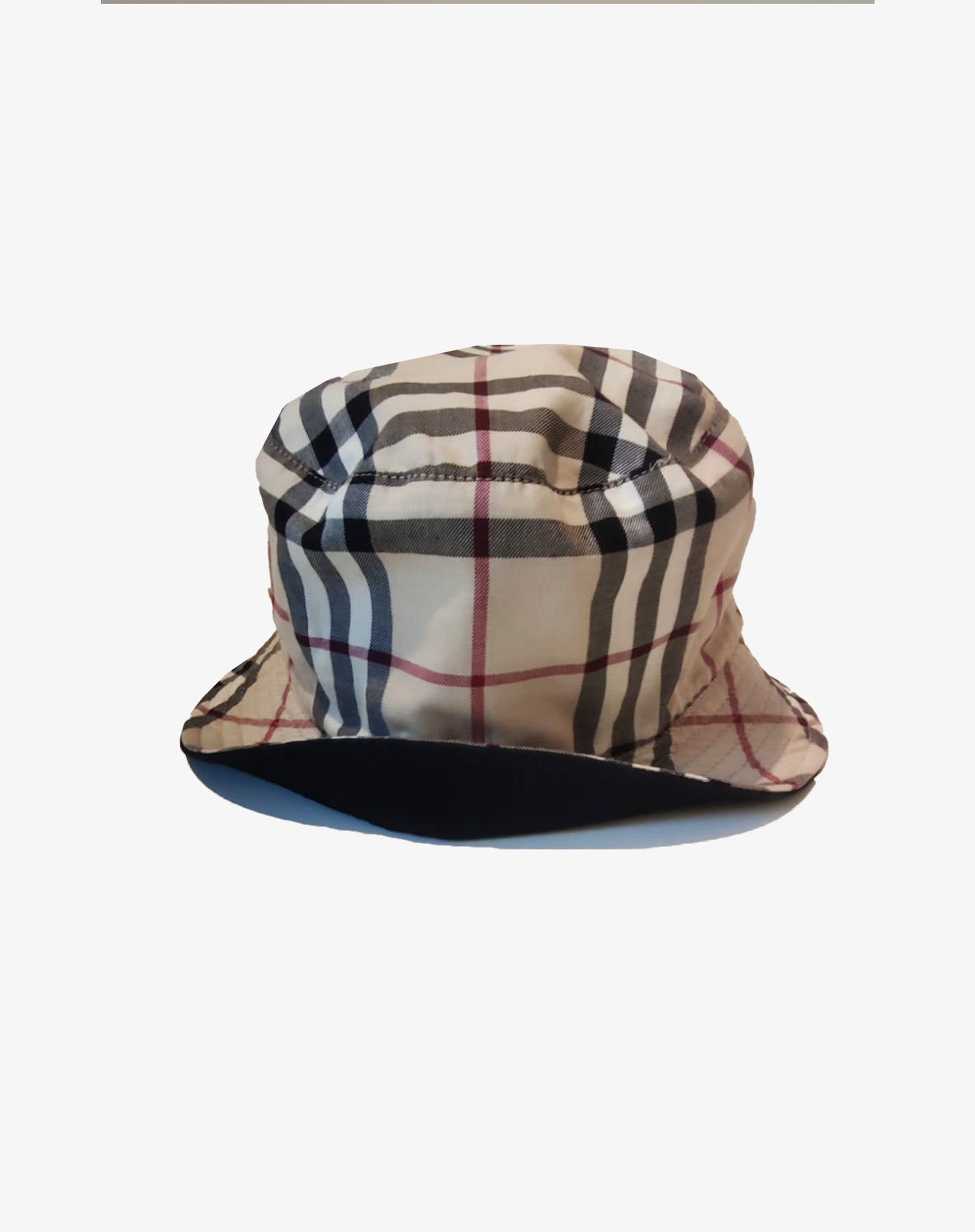 Burberry London Bucket Hat Reversibile Nova Check Pescatore anni 2000
