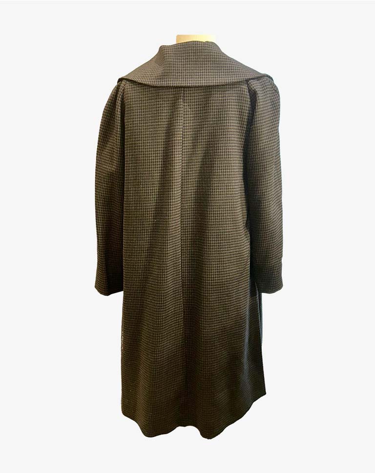 Cappotto donna Boutique Moschino pied de poule oversize Made in Italy