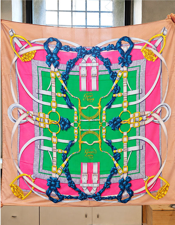 Hermès Carré 90 “Grand Manège” Henri d’Origny  Design 1990