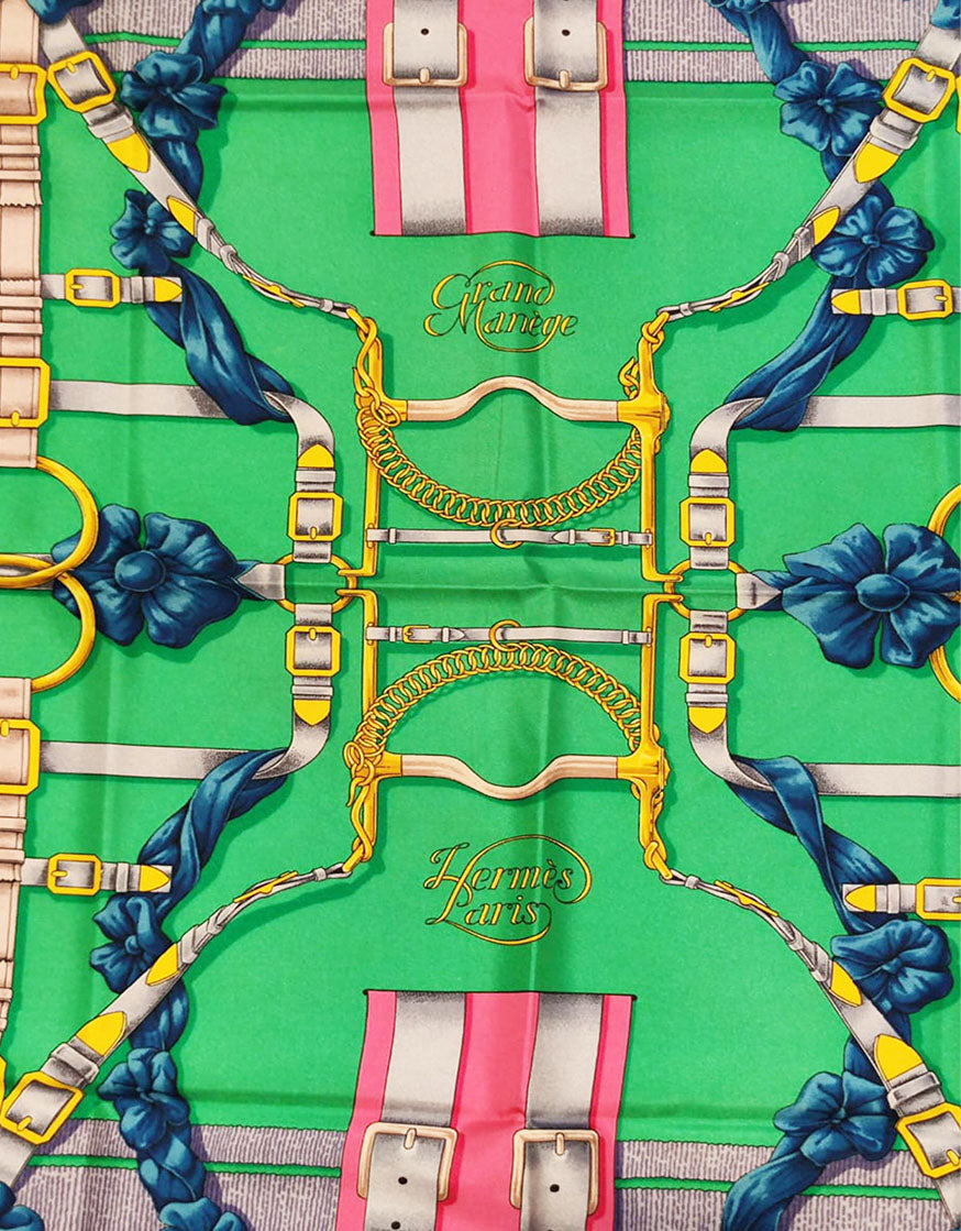 Hermès Carré 90 “Grand Manège” Henri d’Origny  Design 1990