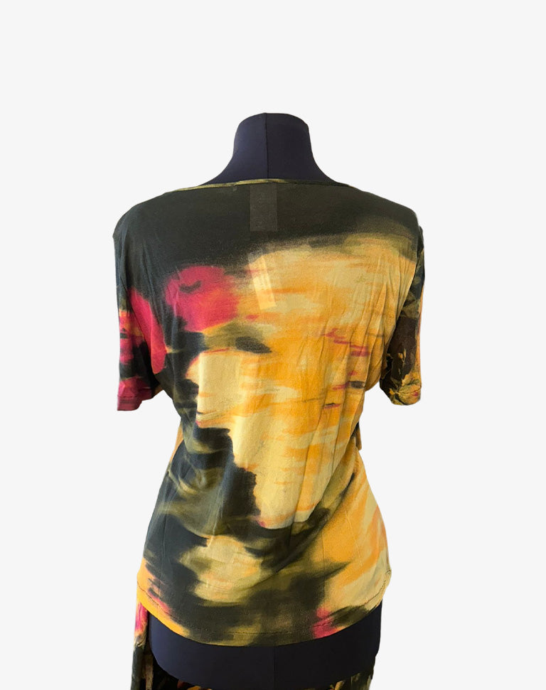 Completo CLASS Roberto Cavalli donna top e gonna floreale anni 2000