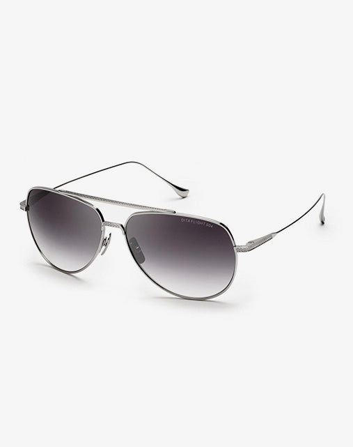 DITA Flight 004 Palladium Mirror Made in Japan Occhiali da Sole Aviator in Titanio
