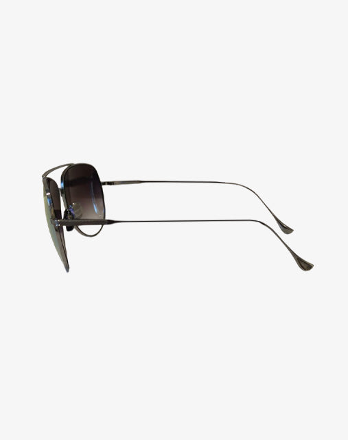 DITA Flight 004 Palladium Mirror Made in Japan Occhiali da Sole Aviator in Titanio