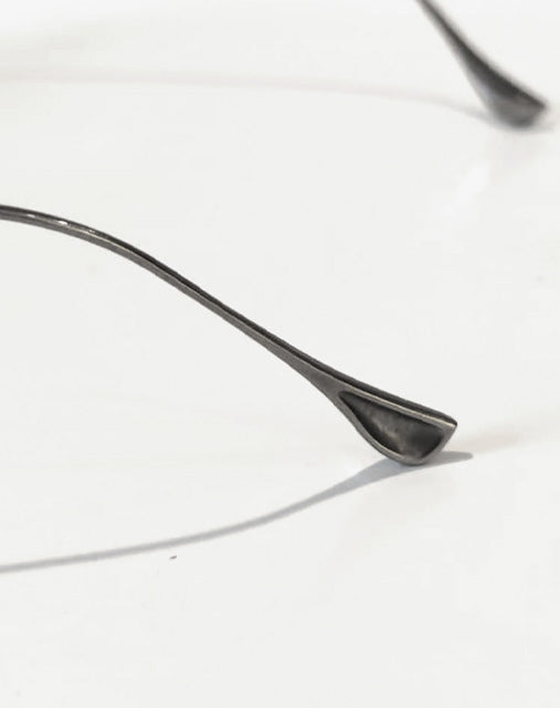 DITA Flight 004 Palladium Mirror Made in Japan Occhiali da Sole Aviator in Titanio