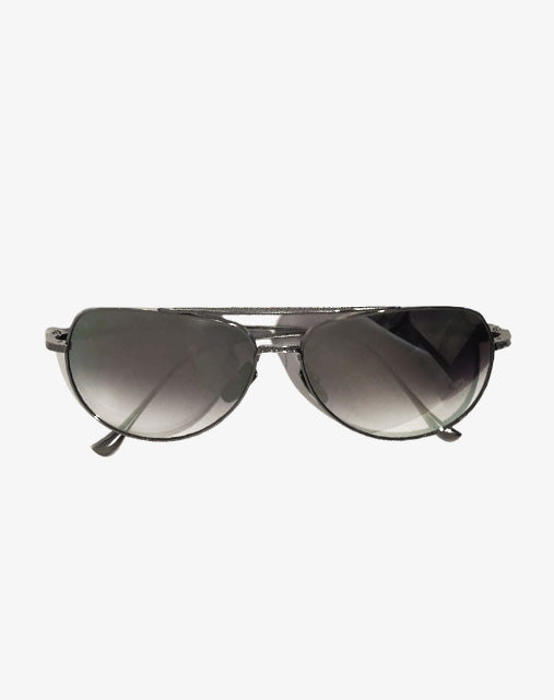 DITA Flight 004 Palladium Mirror Made in Japan Occhiali da Sole Aviator in Titanio