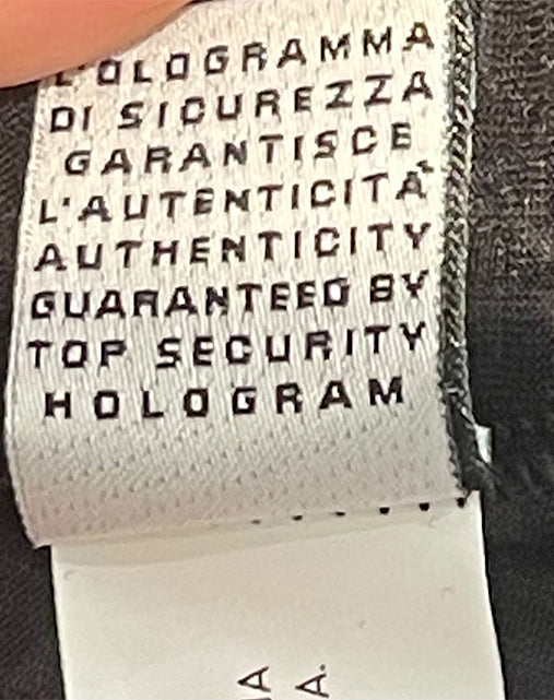 Dolce & Gabbana Underwear T-Shirt Logo All Over Nera Vintage Anni 2000