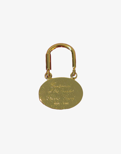 Gucci Centennial of the Founder 1881–1981 Portachiavi Vintage con Scatola Originale