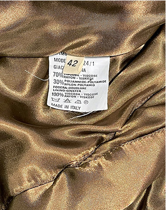 GIORGIO ARMANI Giacca Imbottita Vintage "Black Label" anni '90  Borgonuovo 21 Collection