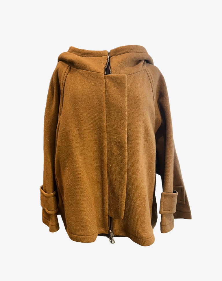 Giaccone donna MAX&Co. in lana camel con cappuccio  taglia 42