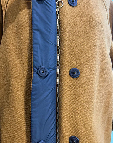 Giaccone donna MAX&Co. in lana camel con cappuccio  taglia 42