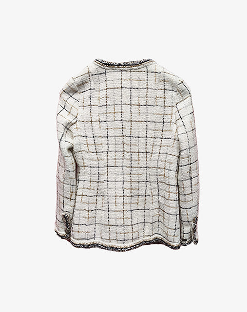 Giacca Chanel Tweed Donna vintage Made in France anni '90