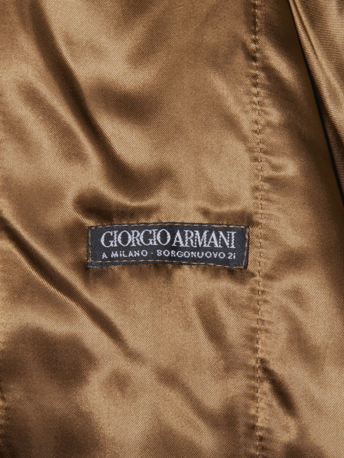 GIORGIO ARMANI Giacca Imbottita Vintage "Black Label" anni '90  Borgonuovo 21 Collection