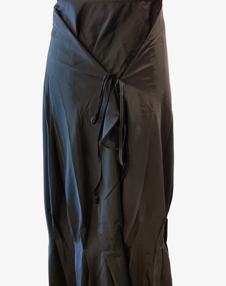 Celyn b. by Elisabetta Franchi Gonna Lunga Gipsy a Balze con Inserti in Pizzo Archivio primi anni 2000
