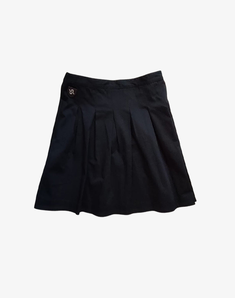 Rare Minigonna Plissettata cotone elasticizzato Nero Archivio anni '2000