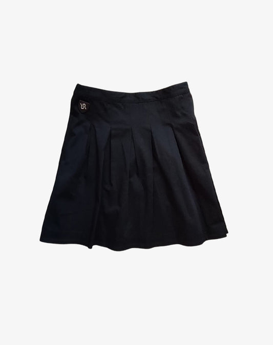 Rare Minigonna Plissettata cotone elasticizzato Nero Archivio anni '2000