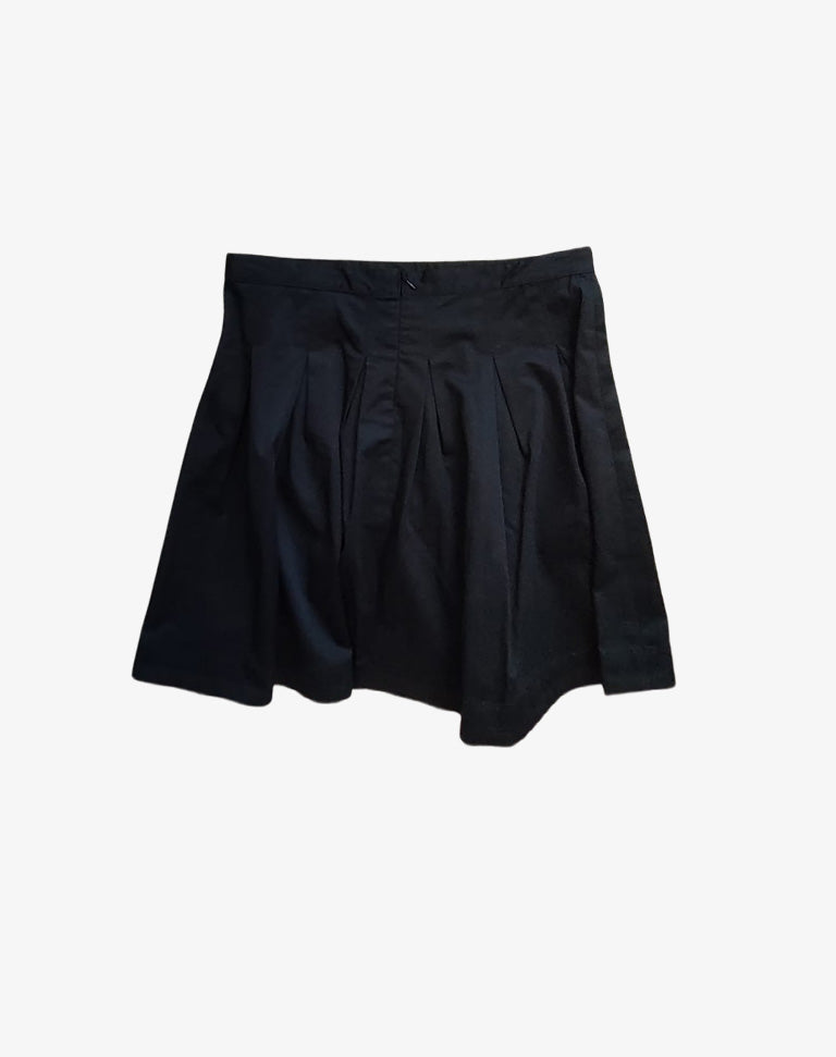 Rare Minigonna Plissettata cotone elasticizzato Nero Archivio anni '2000
