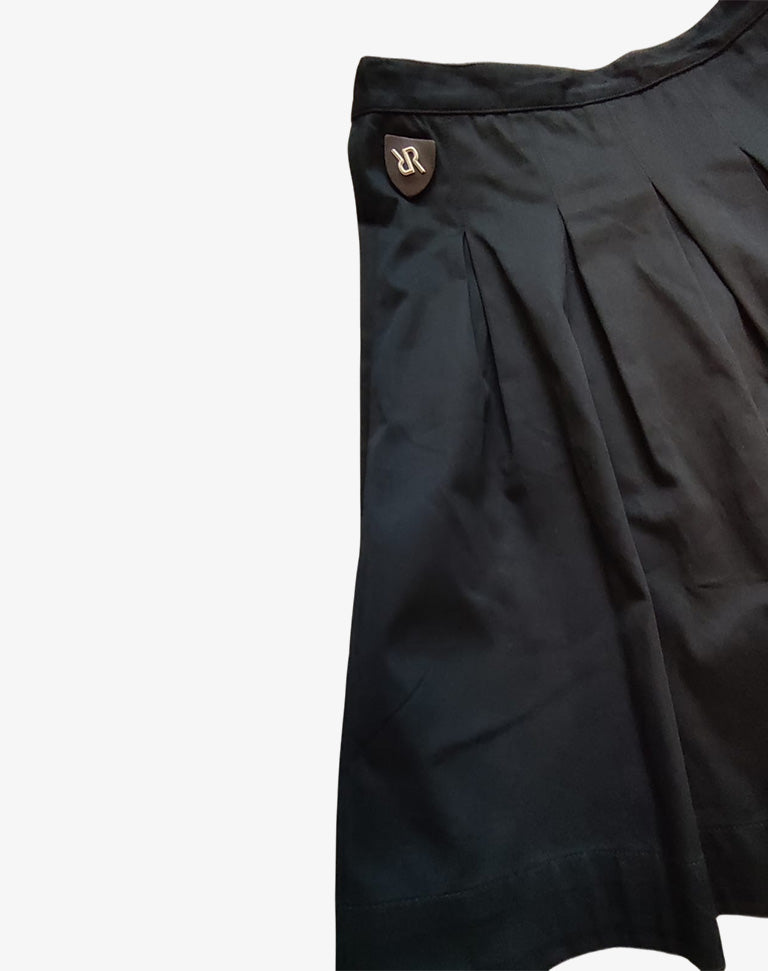 Rare Minigonna Plissettata cotone elasticizzato Nero Archivio anni '2000