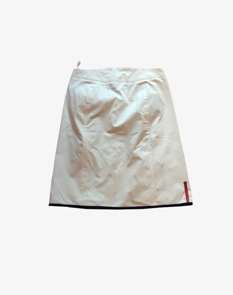 Gonna Prada linea sport Luna Rossa anni 2000