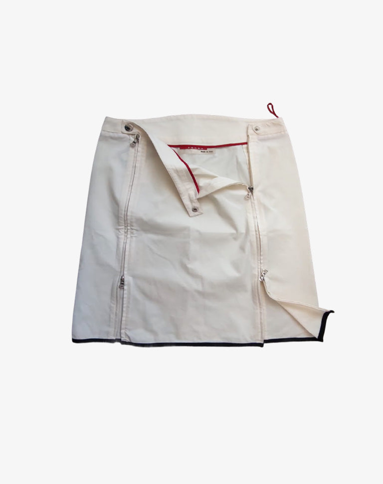 Gonna Prada linea sport Luna Rossa anni 2000