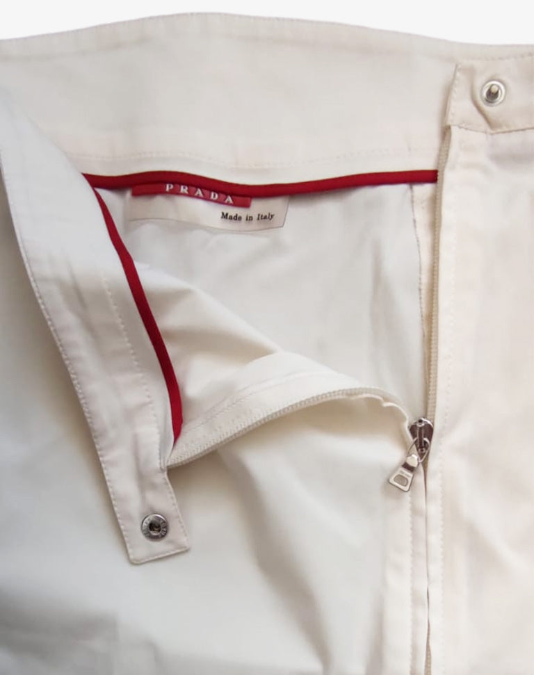 Gonna Prada linea sport Luna Rossa anni 2000