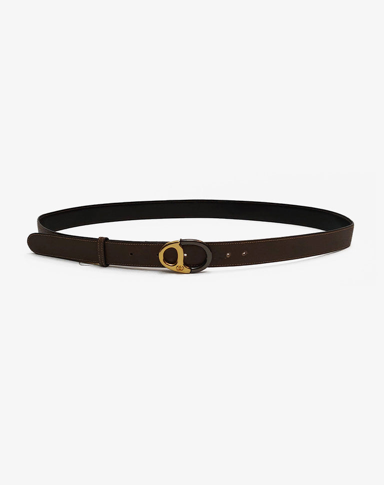 Gucci Cintura Vintage in pelle di cinghiale unisex