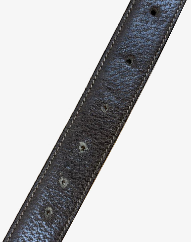 Gucci Cintura Vintage in pelle di cinghiale unisex