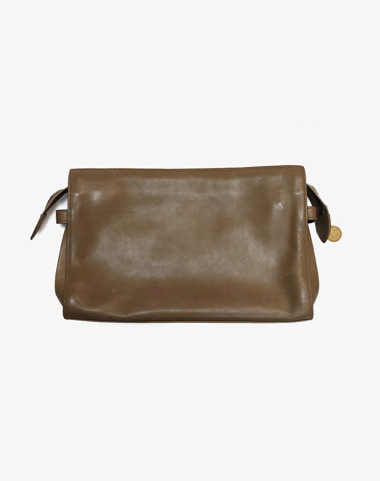 Gucci Pochette vintage in pelle beige anni 90